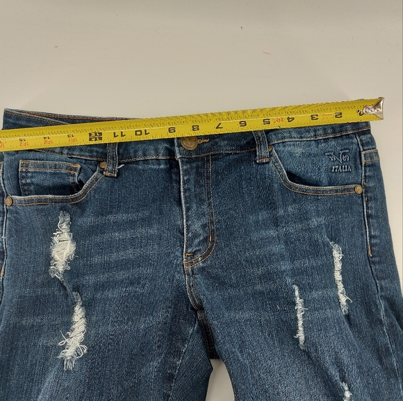 Versace 1969 mid rise skinny distressed jeans size 29 - Picture 9 of 9